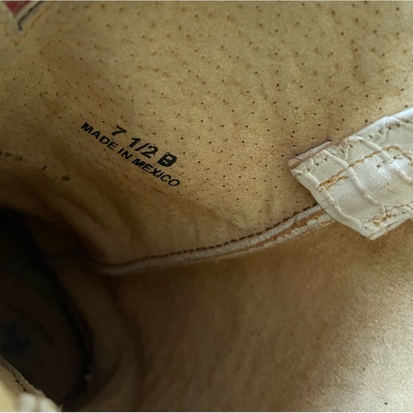 SOLD ON DEPOP Idyllwind Miranda Lambert Strut White Western Cowgirl Cowboy Boots - Picture 4 of 5